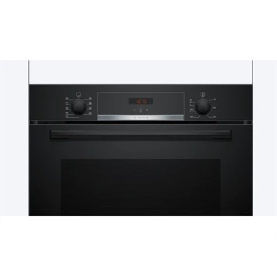 Bosch HBA534EB3 fekete, beépíthető, sütőtér: 71L, grill, légkeverés, sütő