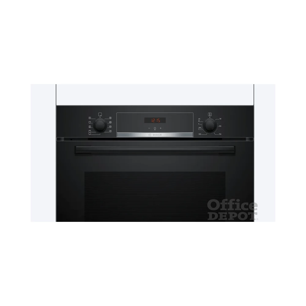 Bosch HBA534EB3 fekete, beépíthető, sütőtér: 71L, grill, légkeverés, sütő