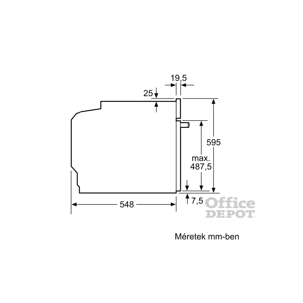 Bosch HBA534EB3 fekete, beépíthető, sütőtér: 71L, grill, légkeverés, sütő