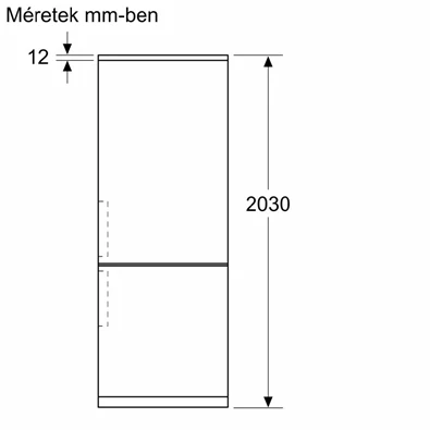 Bosch KGN392LDF inox alulfagyasztós hűtőszekrény Bosch KGN392LDF inox alulfagyasztós hűtőszekrény