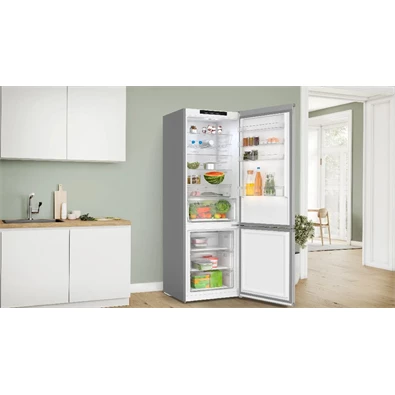 Bosch KGN492LDF inox alulfagyasztós hűtőszekrény Bosch KGN492LDF inox alulfagyasztós hűtőszekrény