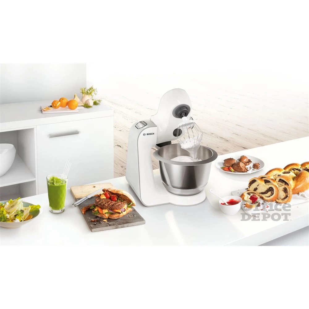 Bosch MUM58231 1000W, 3,9L, fehér-ezüst konyhai robotgép