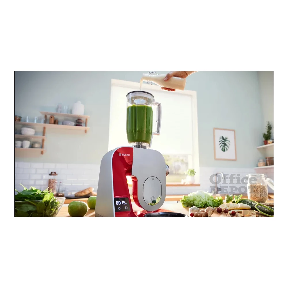 Bosch MUM5X720 1000W, 3,9L, vörös konyhai robotgép (Újszerű)