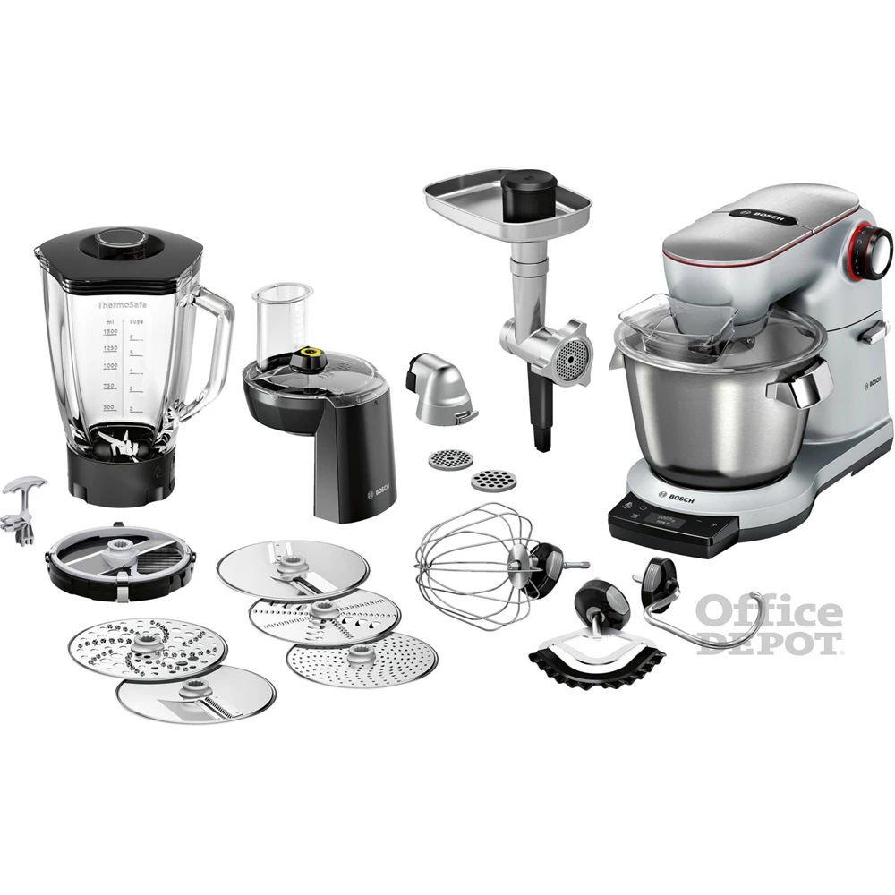 Bosch MUM9BX5S61 1500W, 5,5L, inox konyhai robotgép szett