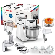 Bosch MUMS2EW40 fehér konyhai robotgép szett Bosch MUMS2EW40 fehér konyhai robotgép szett