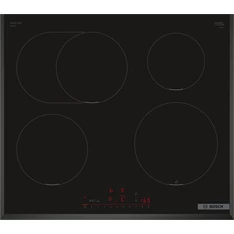 Bosch PIF651HC1E fekete, beépíthető, indukciós, főzőzóna: 4, beépíthető méret: 59,2cm, főzőlap