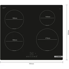 Bosch PUE611BB5E indukciós üvegkerámiás főzőlap Bosch PUE611BB5E indukciós üvegkerámiás főzőlap