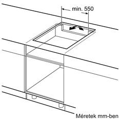 Bosch PUE611BB5E indukciós üvegkerámiás főzőlap Bosch PUE611BB5E indukciós üvegkerámiás főzőlap