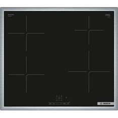 Bosch PUE64KBB5E fekete, beépíthető, indukciós, főzőzóna: 4, beépíthető méret: 56cm, főzőlap