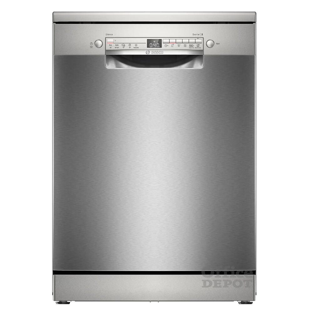 Bosch SMS2HVI02E inox, programok száma: 6, szabadonálló, 14 terítékes mosogatógép 