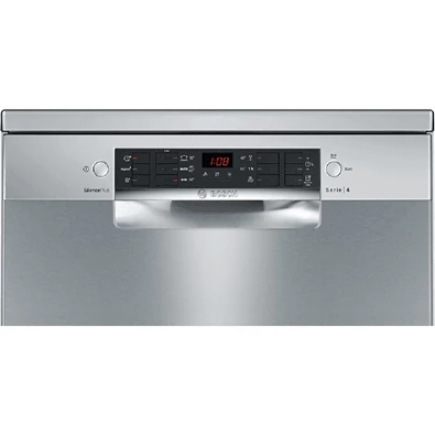 Bosch SMS46KI01E inox, programok száma: 6, szabadonálló, 13 terítékes mosogatógép (Újszerű)