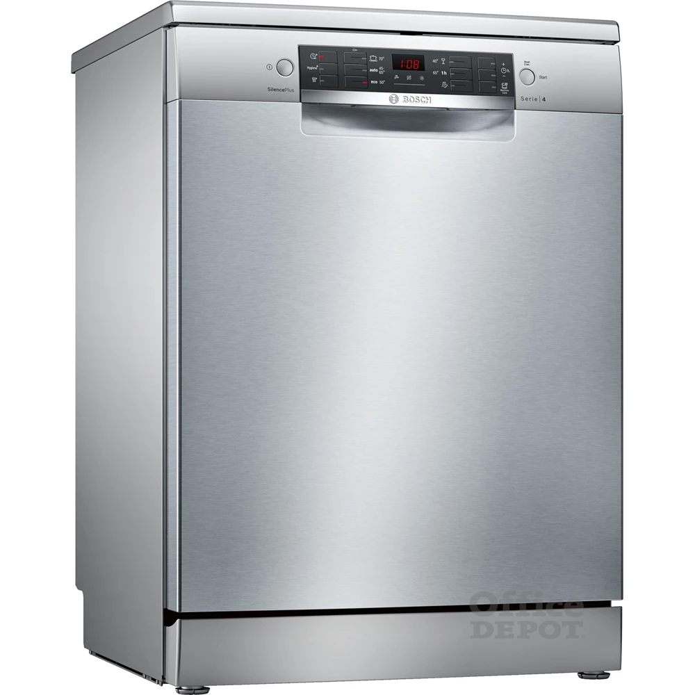 Bosch SMS46KI01E inox, programok száma: 6, szabadonálló, 13 terítékes mosogatógép (Újszerű)