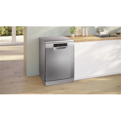 Bosch SMS46KI01E inox, programok száma: 6, szabadonálló, 13 terítékes mosogatógép (Újszerű)