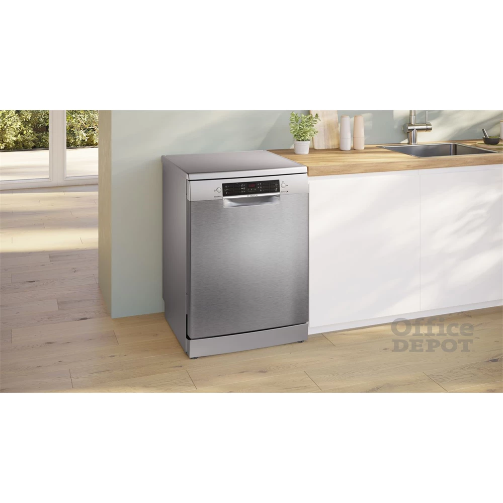 Bosch SMS46KI01E inox, programok száma: 6, szabadonálló, 13 terítékes mosogatógép (Újszerű)