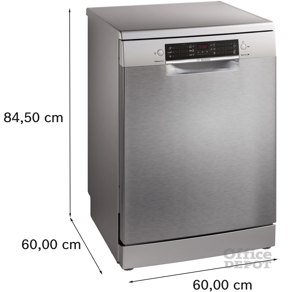 Bosch SMS46KI01E inox, programok száma: 6, szabadonálló, 13 terítékes mosogatógép (Újszerű)