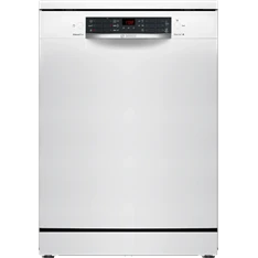 Bosch SMS46KW02E fehér, programok száma: 5, szabadonálló, 13 terítékes mosogatógép (Újszerű)