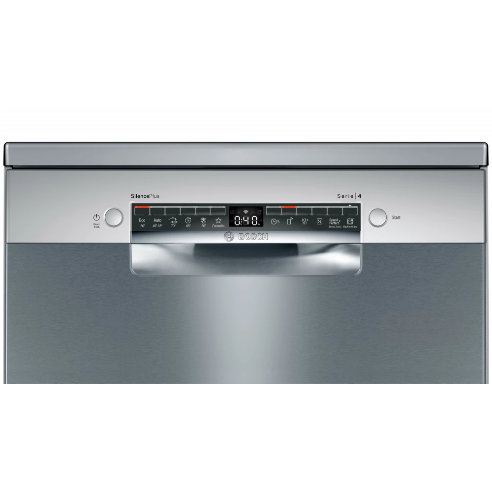 Bosch SMS4HVI33E inox, programok száma: 6, szabadonálló, 13 terítékes mosogatógép 