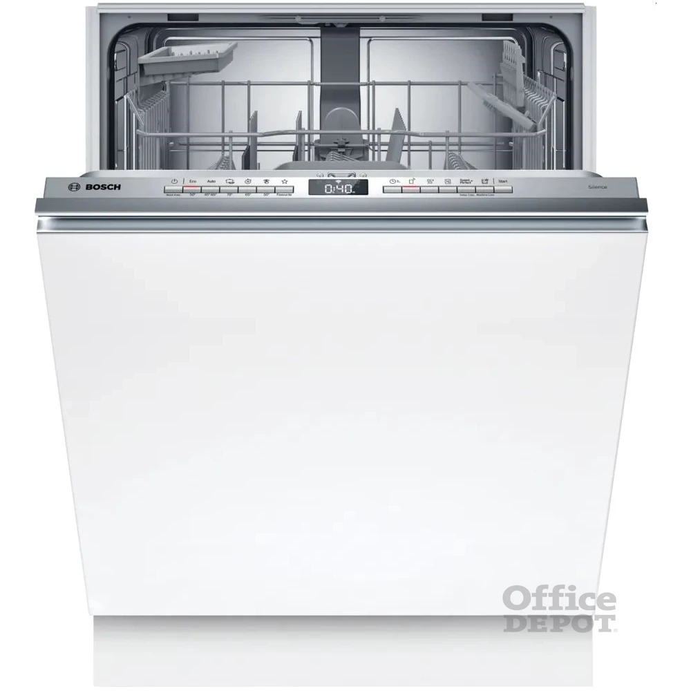 Bosch SMV4HTX14E ezüst, programok száma:6, beépíthető, 13 terítékes mosogatógép