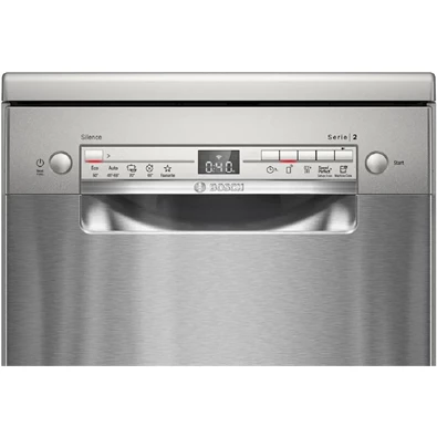 Bosch SPS2HMI42E keskeny 10 terítékes inox mosogatógép Bosch SPS2HMI42E keskeny 10 terítékes inox mosogatógép