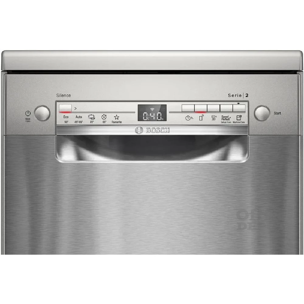 Bosch SPS2HMI42E inox, programok száma: 5, keskeny szabadonálló, 10 terítékes mosogatógép 