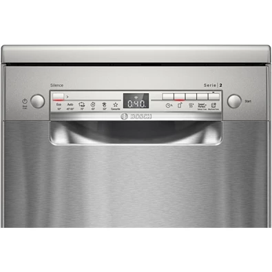 Bosch SPS2HMI58E keskeny 10 terítékes inox mosogatógép Bosch SPS2HMI58E keskeny 10 terítékes inox mosogatógép