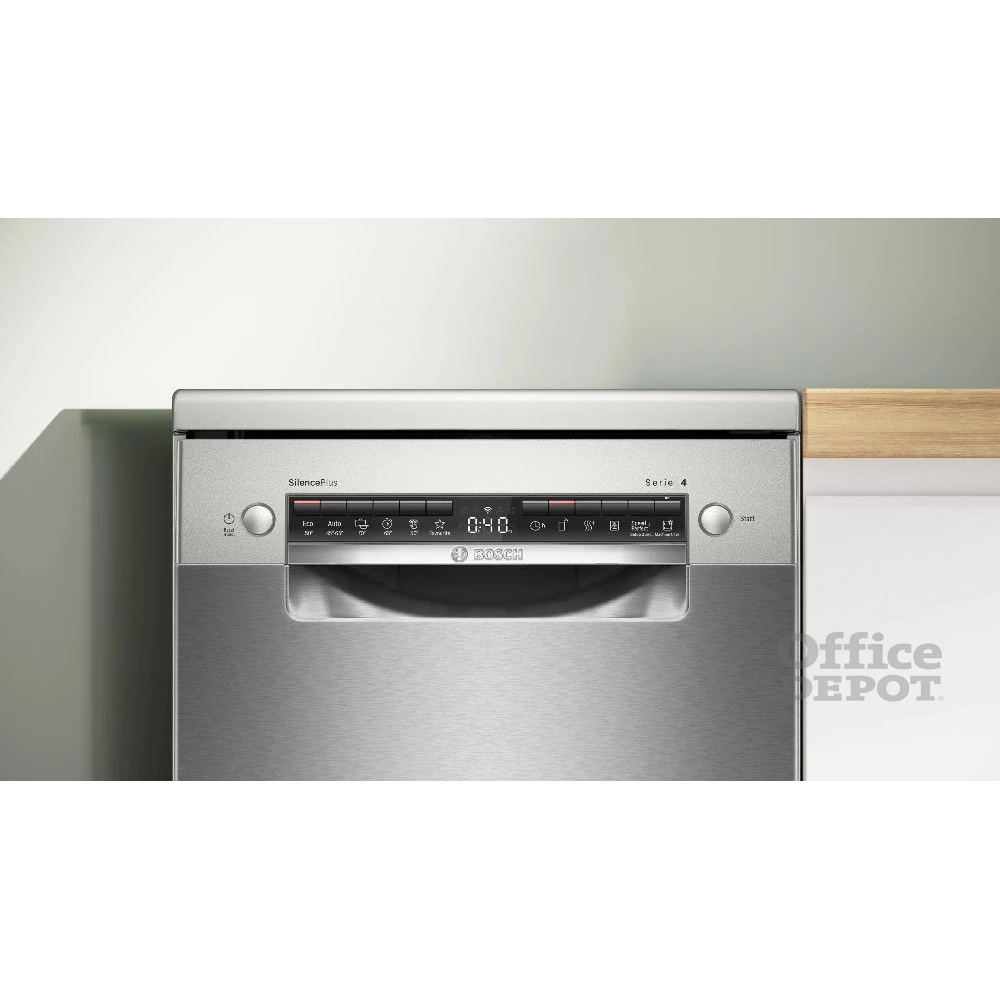 Bosch SPS4HMI49E inox, programok száma: 6, keskeny szabadonálló, 10 terítékes mosogatógép 