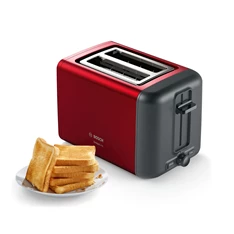 Bosch TAT3P424 DesignLine piros-fekete 2 szeletes kenyérpirító Bosch TAT3P424 DesignLine piros-fekete 2 szeletes kenyérpirító