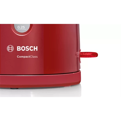 Bosch TWK3A014 CompactClass 1,7L-es vörös vízforraló Bosch TWK3A014 CompactClass 1,7L-es vörös vízforraló
