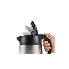 Bosch TWK3P420 DesignLine 1,7L-es ezüst fekete vízforraló Bosch TWK3P420 DesignLine 1,7L-es ezüst fekete vízforraló