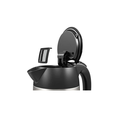 Bosch TWK3P420 DesignLine 1,7L-es ezüst fekete vízforraló Bosch TWK3P420 DesignLine 1,7L-es ezüst fekete vízforraló