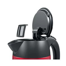 Bosch TWK3P424 DesignLine 1,7L-es piros-fekete vízforraló Bosch TWK3P424 DesignLine 1,7L-es piros-fekete vízforraló