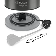 Bosch TWK5P475 1,7L-es szürke vízforraló Bosch TWK5P475 1,7L-es szürke vízforraló
