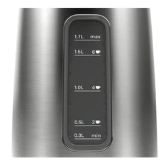 Bosch TWK5P475 1,7L-es szürke vízforraló Bosch TWK5P475 1,7L-es szürke vízforraló