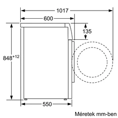 Bosch WAN28163BY elöltöltős mosógép Bosch WAN28163BY elöltöltős mosógép