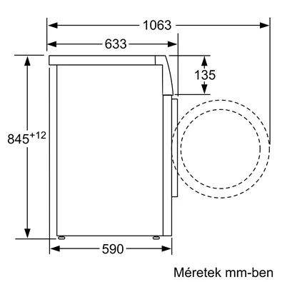 Bosch WAN28170BY 8 kg elöltöltős mosógép Bosch WAN28170BY 8 kg elöltöltős mosógép