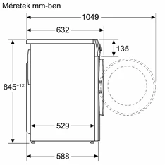 Bosch WGG242Z3BY 9 kg elöltöltős mosógép (Újszerű) Bosch WGG242Z3BY 9 kg elöltöltős mosógép (Újszerű)