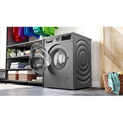 Bosch WGG244ZREU inox, elöltöltős, max.1400ford., 9 kg, mosógép