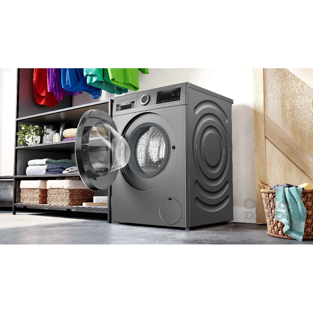 Bosch WGG244ZREU inox, elöltöltős, max.1400ford., 9 kg, mosógép