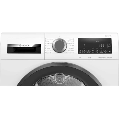 Bosch WQG14500BY fehér, 9 kg, hőszivattyús, szárítógép
