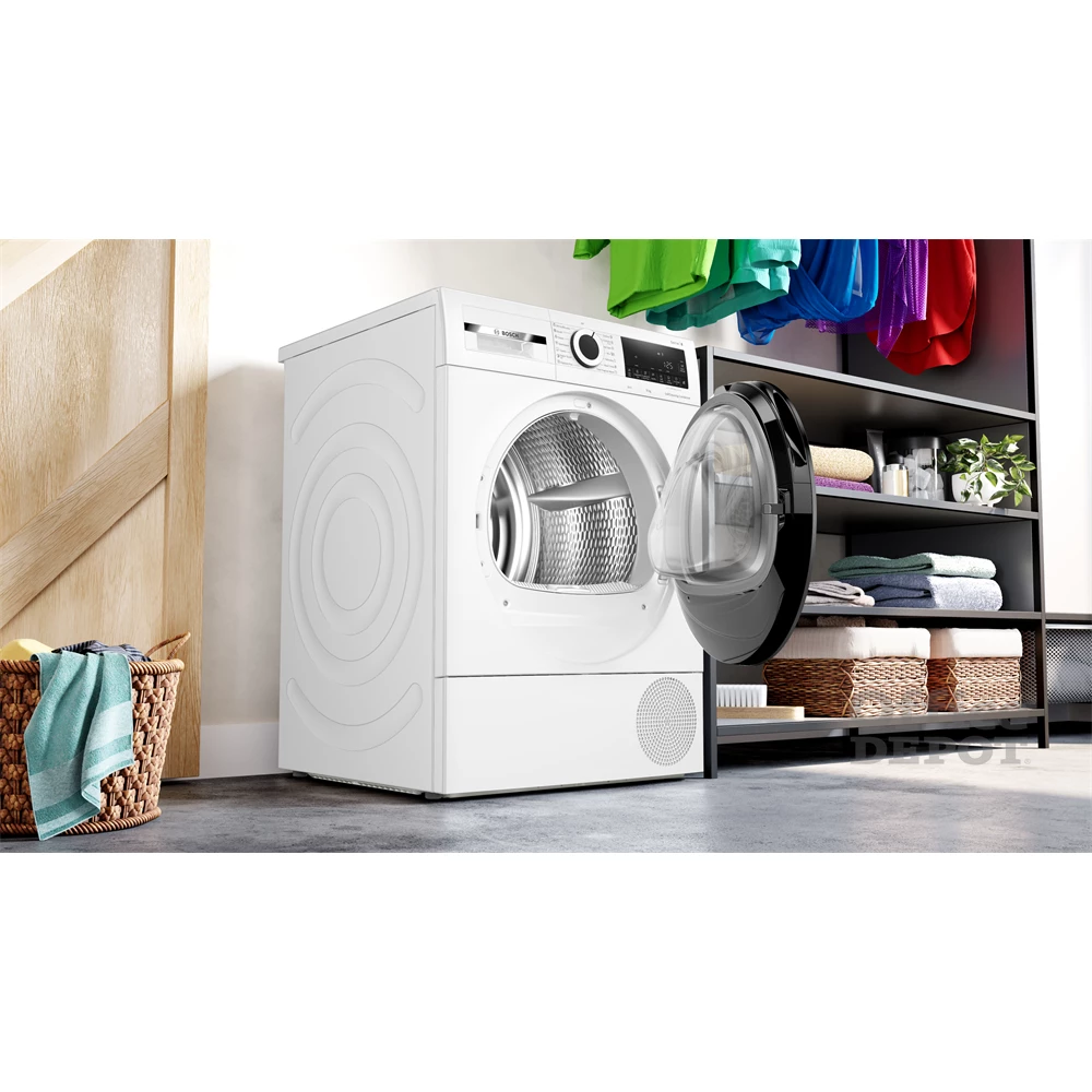 Bosch WQG14500BY fehér, 9 kg, hőszivattyús, szárítógép