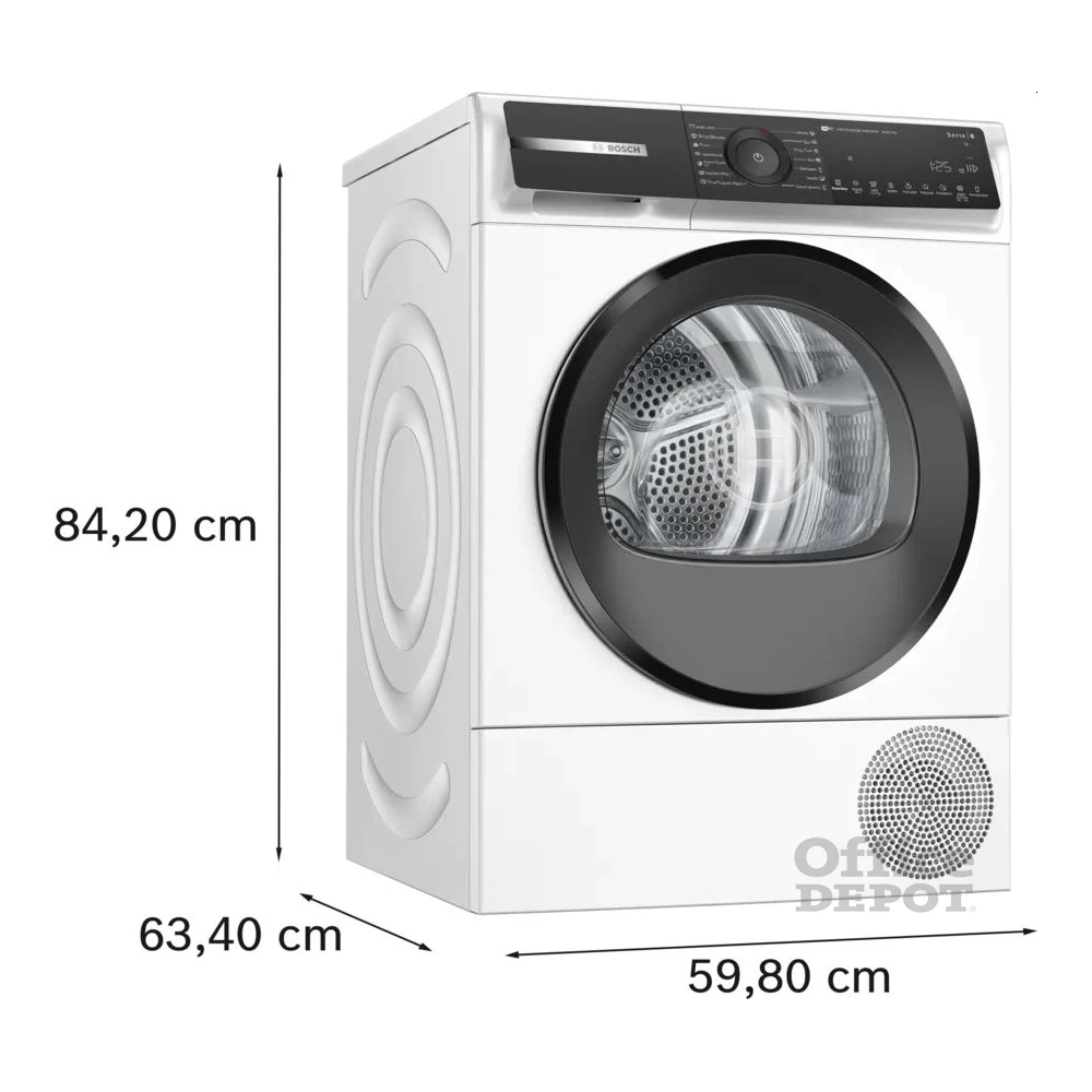 Bosch WQH245B6BY fehér-antracit, 9kg, hőszivattyús kondenzációs szárítógép