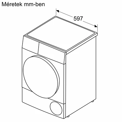 Bosch WTH85292BY 8 kg hőszivattyús szárítógép Bosch WTH85292BY 8 kg hőszivattyús szárítógép