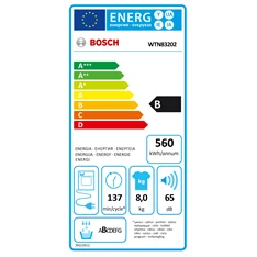 Bosch WTN83202 kondenzációs szárítógép Bosch WTN83202 kondenzációs szárítógép