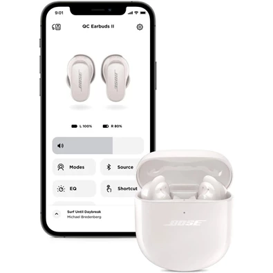 Bose QuietComfort® Earbuds II True Wireless Bluetooth aktív zajszűrős fehér fülhallgató (Újracsomagolt) Bose QuietComfort® Earbuds II True Wireless Bluetooth aktív zajszűrős fehér fülhallgató (Újracsomagolt)