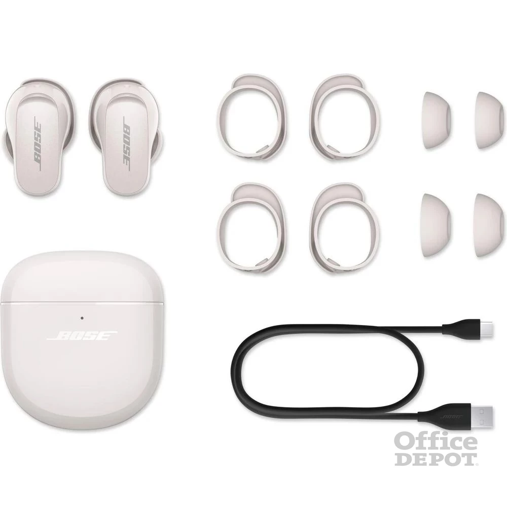Bose QuietComfort® Earbuds II True Wireless Bluetooth aktív zajszűrős fehér fülhallgató (Újracsomagolt)