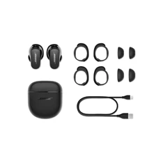 Bose QuietComfort® Earbuds II True Wireless Bluetooth aktív zajszűrős fekete fülhallgató (Újracsomagolt) Bose QuietComfort® Earbuds II True Wireless Bluetooth aktív zajszűrős fekete fülhallgató (Újracsomagolt)