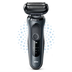 Braun 61-N1000S szürke akkumulátoros férfi borotva Braun 61-N1000S szürke akkumulátoros férfi borotva