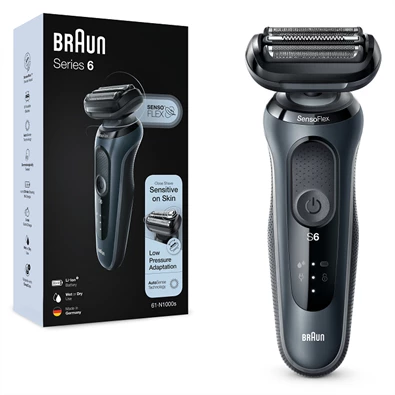 Braun 61-N1000S szürke akkumulátoros férfi borotva Braun 61-N1000S szürke akkumulátoros férfi borotva