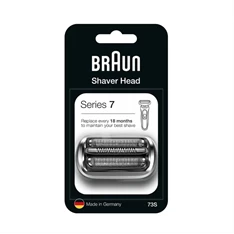 Braun 73S Series 7 Flex borotvához használható ezüst combipack/pótfej Braun 73S Series 7 Flex borotvához használható ezüst combipack/pótfej