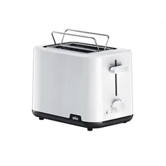 Braun HT 1010WH fehér 2 szeletes kenyérpirító Braun HT 1010WH fehér 2 szeletes kenyérpirító